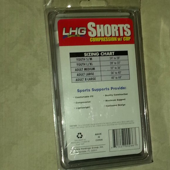 LHG Sports Compression Shorts With Cup S/M YOUTH - Picture 6 of 7